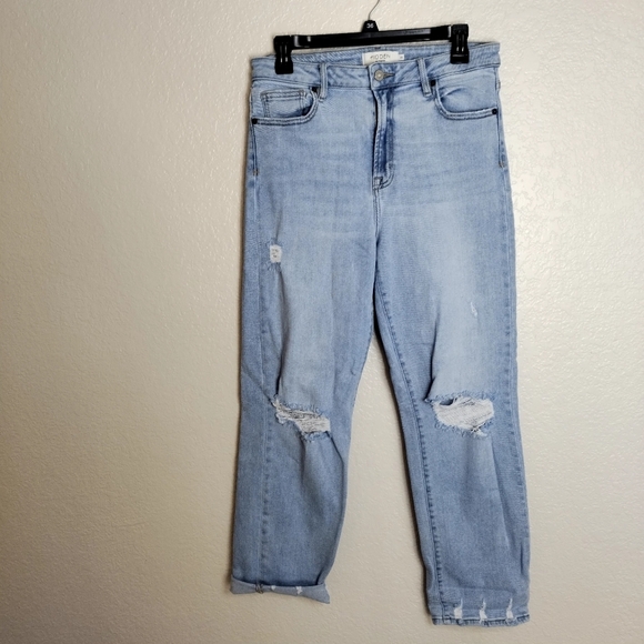 Hidden TRACEY MEDIUM WASH DISTRESSED STRETCH STRAIGHT JEAN Sz 31 - Picture 2 of 10
